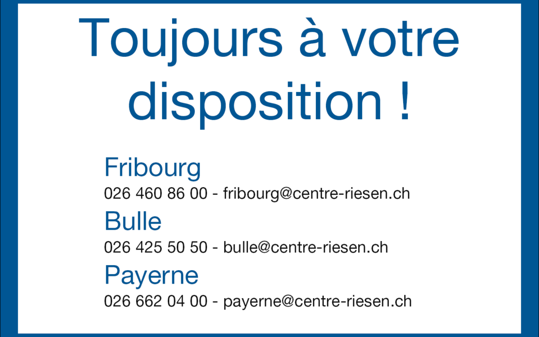 Nos trois magasins ferment leur porte suite à la décision du Conseil fédéral!
