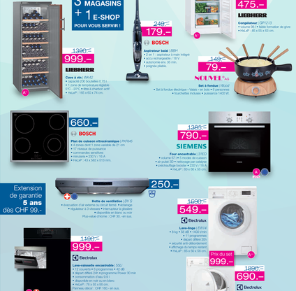 Découvrez nos nouvelles offres d’appareils électroménager !