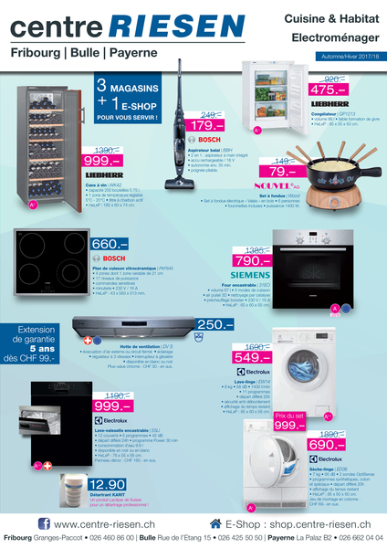 Découvrez nos nouvelles offres d’appareils électroménager !