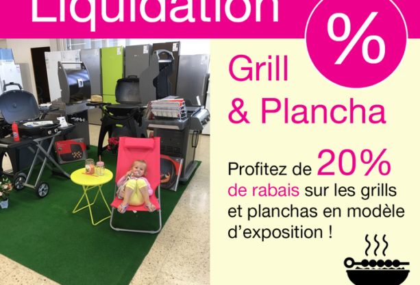 LIQUIDATION : Grill & Plancha