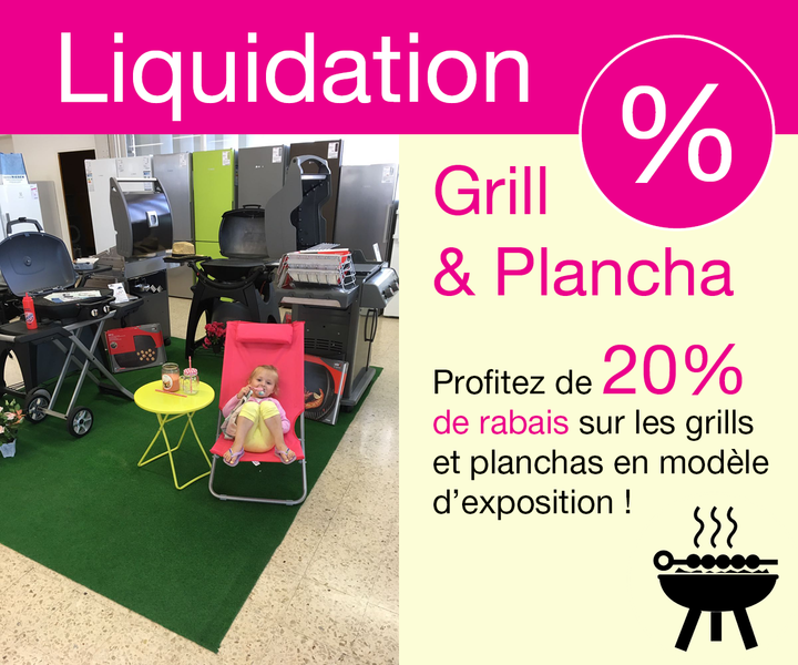 LIQUIDATION : Grill & Plancha