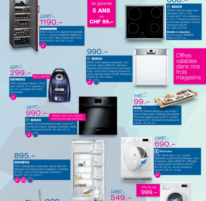 Découvrez nos offres hivernales d’appareils électroménagers !