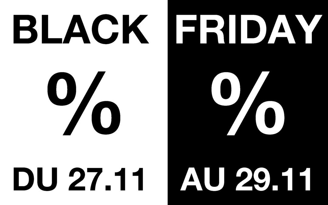 BLACKFRIDAY DU 27 AU 29 NOVEMBRE 2020