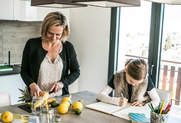 La cuisine – l’espace privilégié des familles