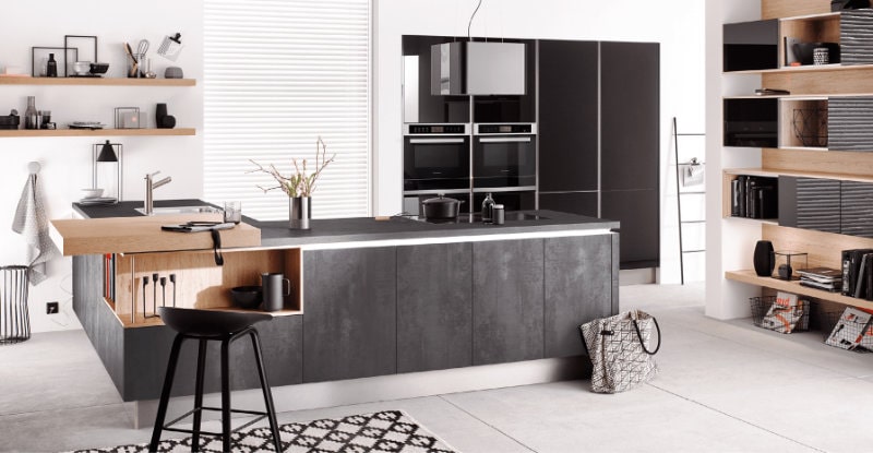 cuisine plateau en bois