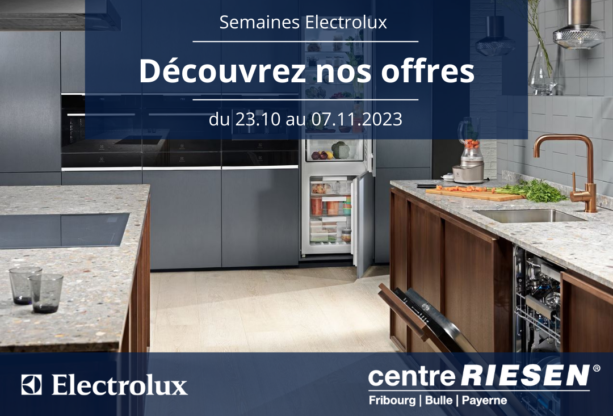 Semaines Electrolux : rabais supplémentaires