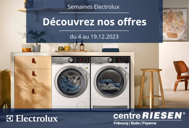 Semaines Electrolux : rabais supplémentaires