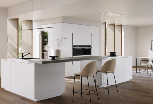 Espace repas intégré à la cuisine