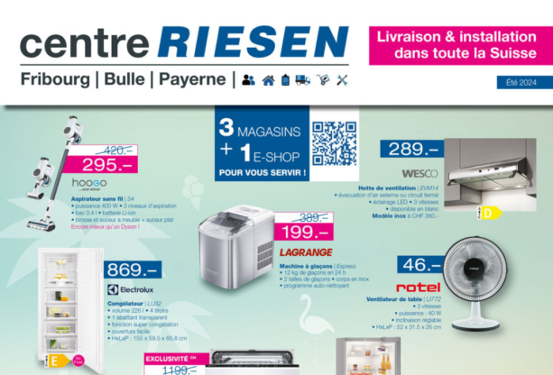 Offres d’été sur nos appareils ménagers !