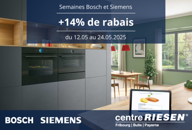 Semaines Bosch et Siemens : +14% de rabais supplémentaire