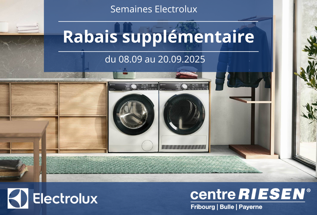 Semaines Electrolux : Rabais supplémentaire