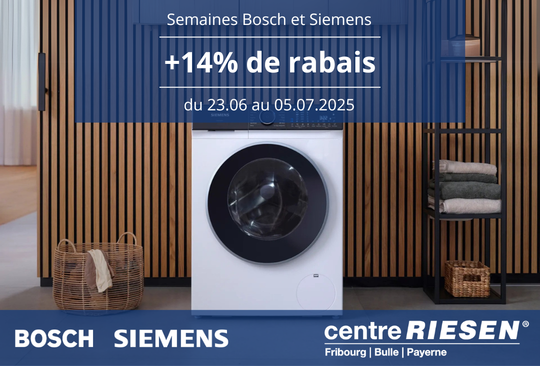 Bosch et Siemens : +14% de rabais supplémentaire