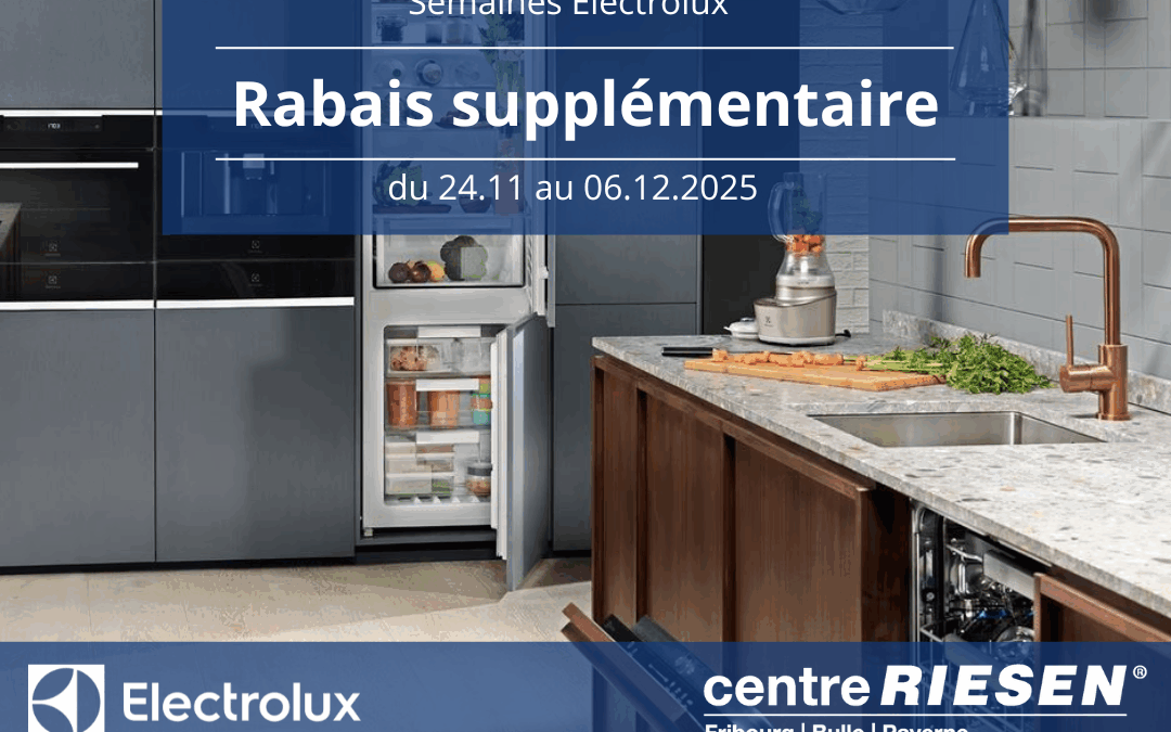 Rabais supplémentaire sur Electrolux