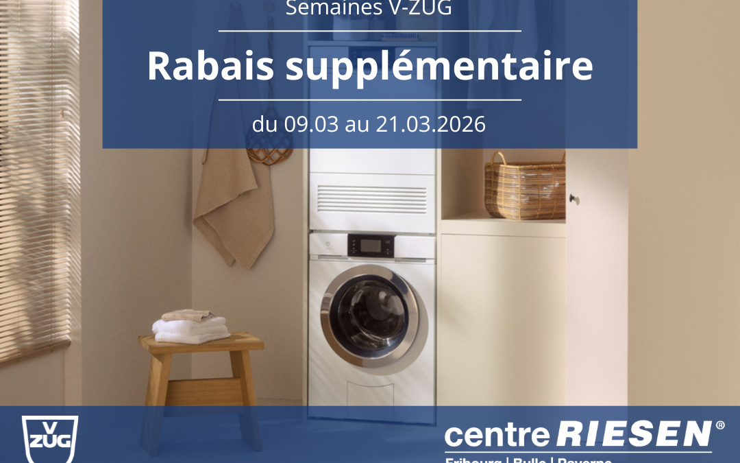 Offre exceptionnelle sur la marque V-ZUG