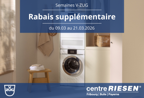 Offre exceptionnelle sur la marque V-ZUG