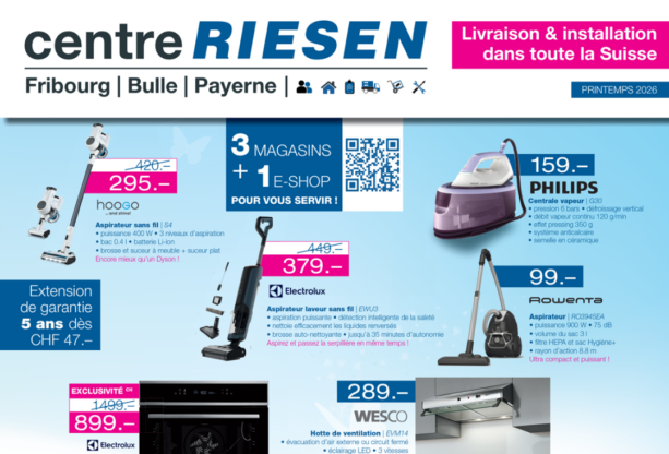 Offres de printemps sur les appareils ménagers !