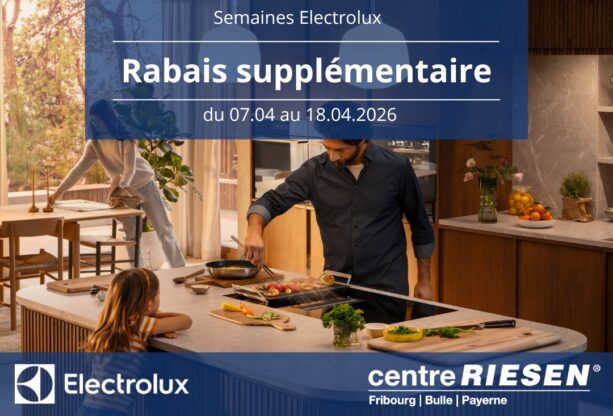 Rabais supplémentaire sur Electrolux