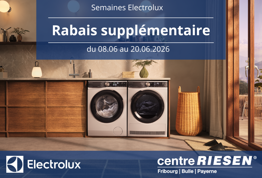 Rabais exceptionnel sur Electrolux